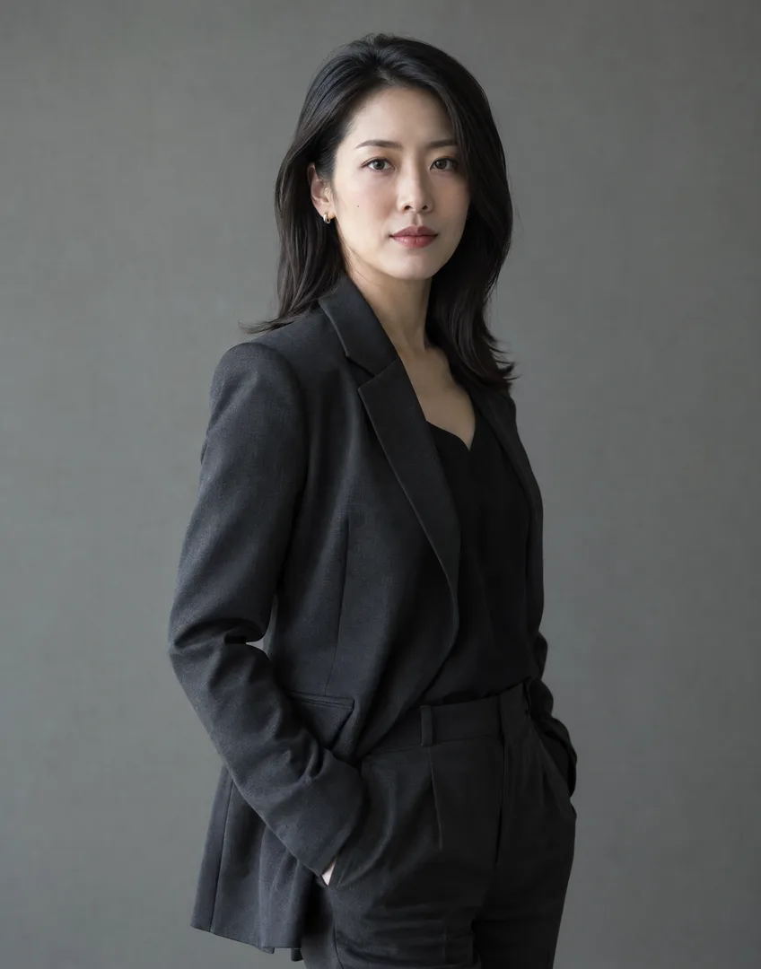 Mei Tanaka, Partner, Corporate Finance: East Asian woman in her thirties