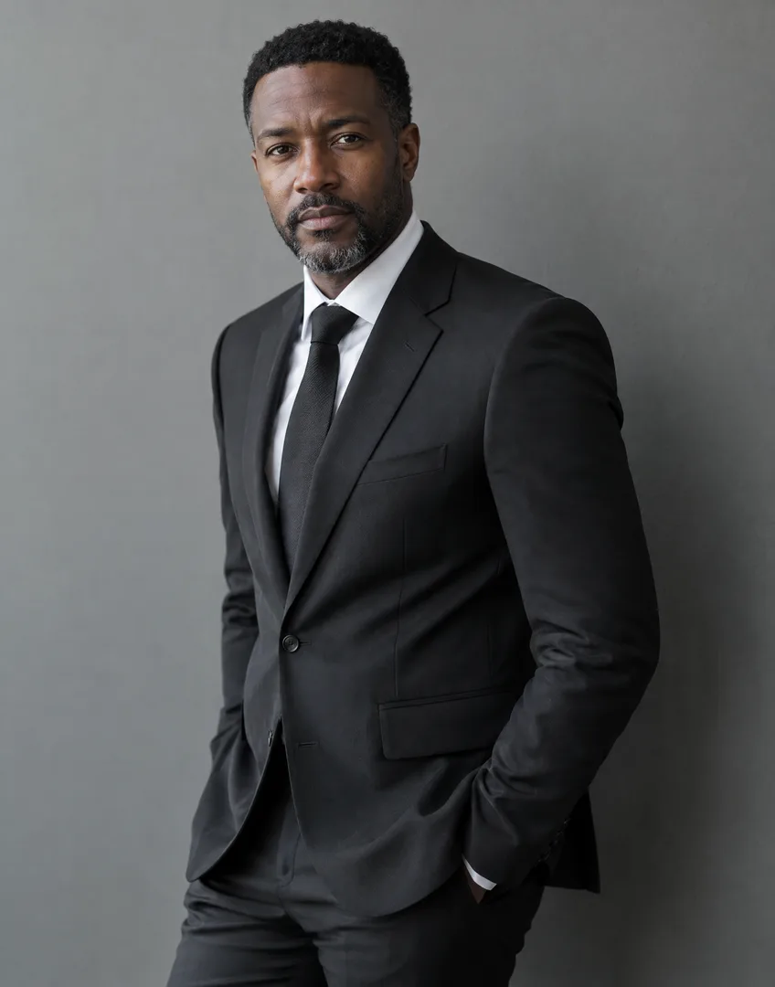 Andre Lucas, Partner, Governance: Black man in his forties